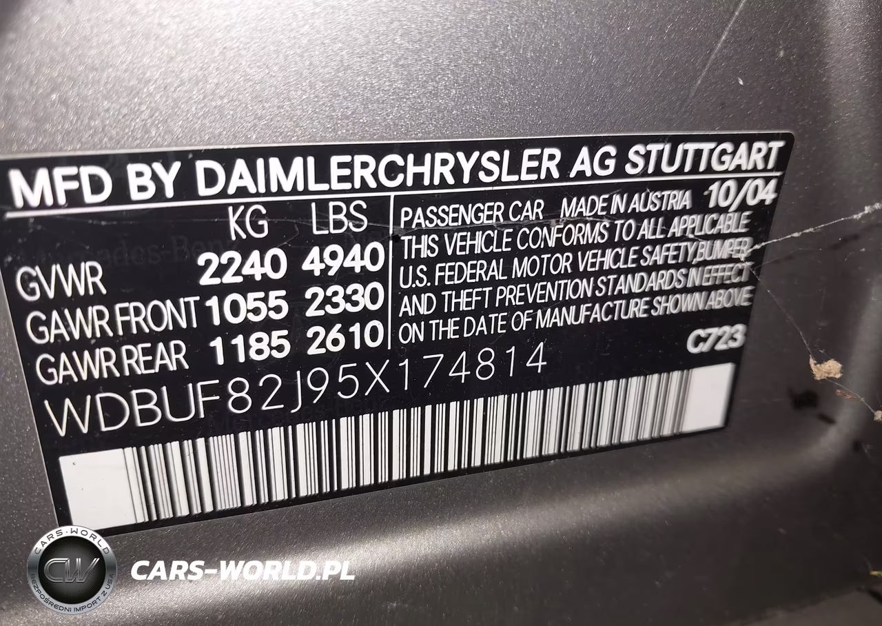 2005 Mercedes-Benz E 320 4Matic VIN:WDBUF82J95X174814 - 9