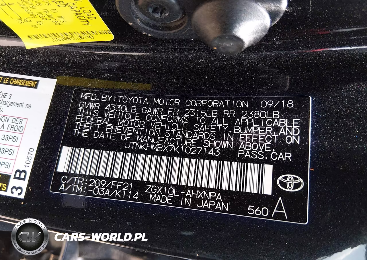 2019 Toyota C-Hr Xle VIN:JTNKHMBX7K1027143 - 9