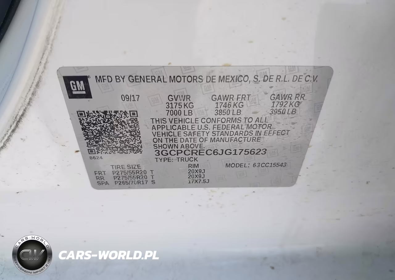 2018 Chevrolet Silverado 1500 1Lt VIN:3GCPCREC6JG175623 - 9