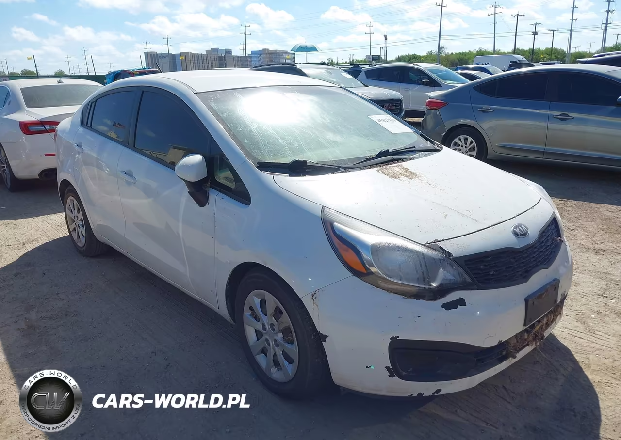 2014 Kia Rio Lx VIN:KNADM4A38E6396024 - 1