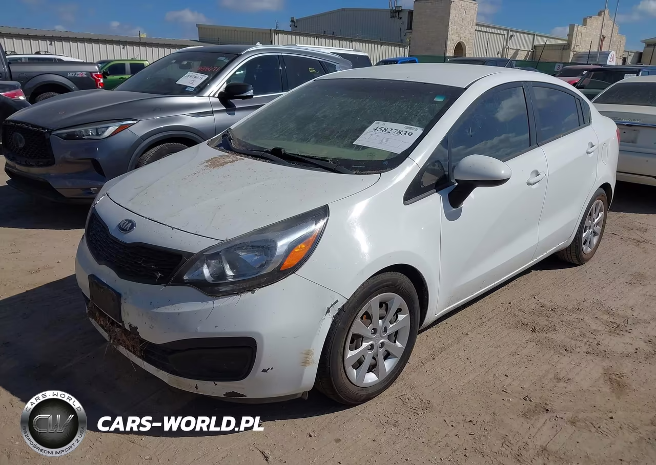 2014 Kia Rio Lx VIN:KNADM4A38E6396024 - 2