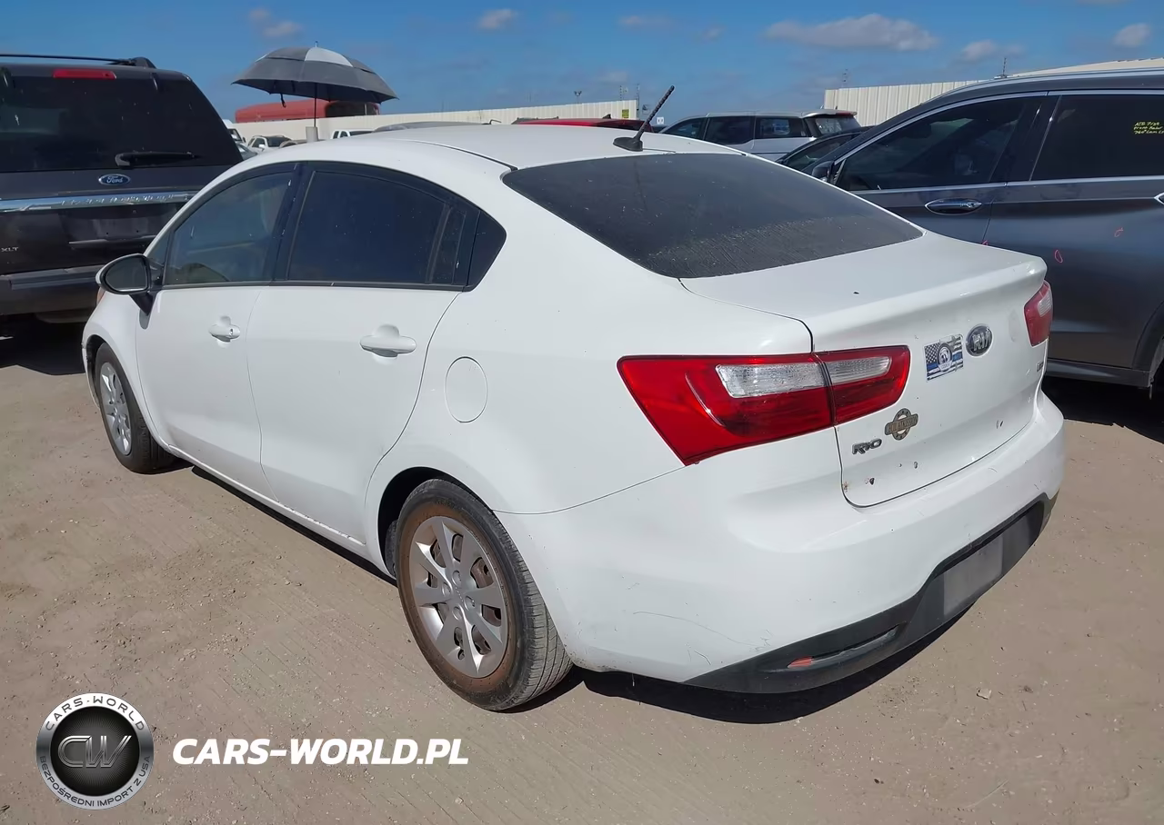2014 Kia Rio Lx VIN:KNADM4A38E6396024 - 3