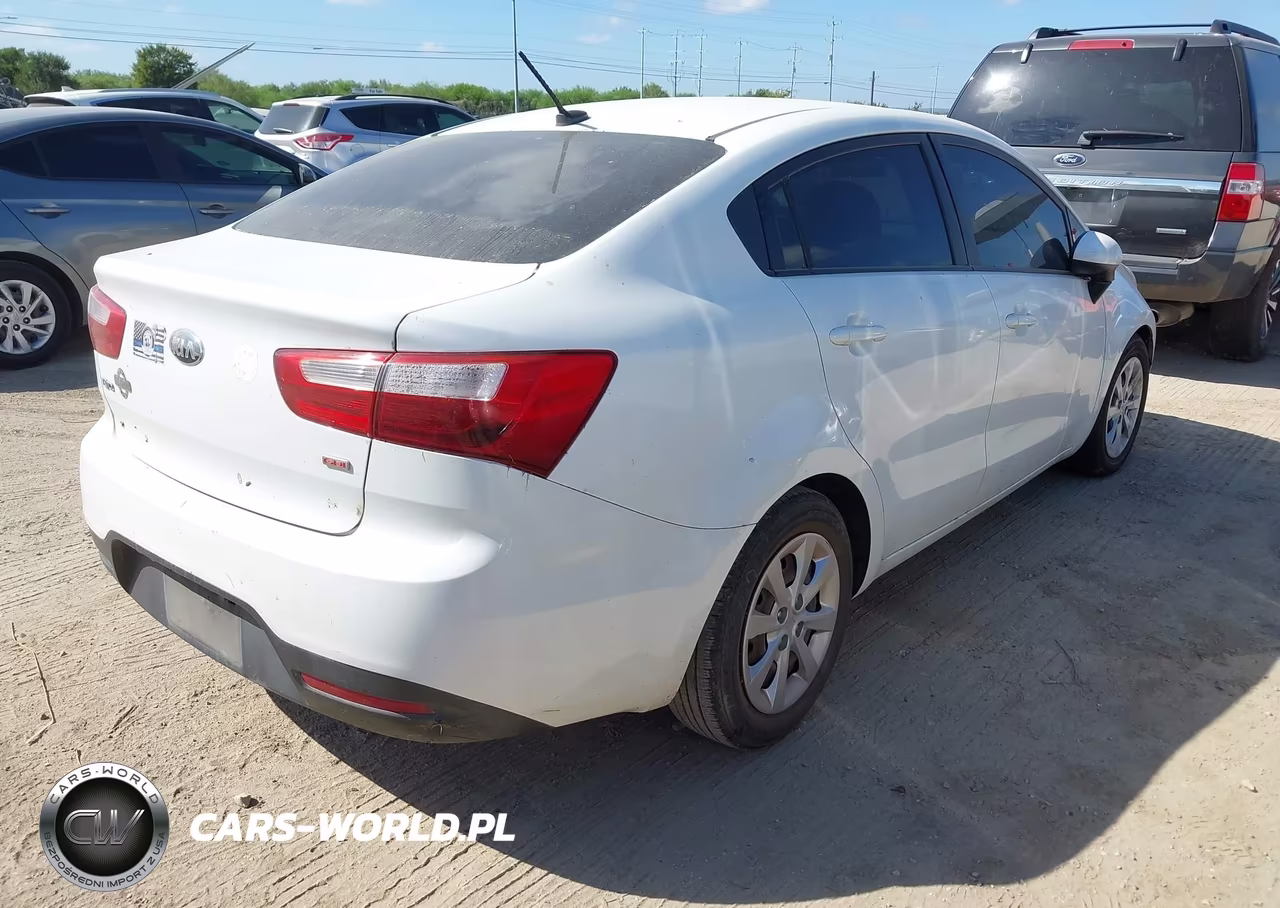 2014 Kia Rio Lx VIN:KNADM4A38E6396024 - 4
