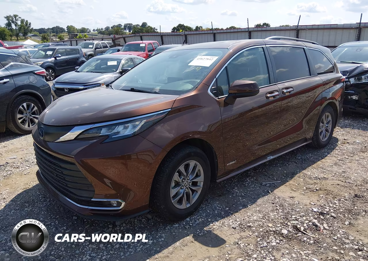 2021 Toyota Sienna Xle VIN:5TDJSKFCXMS018066 - 2