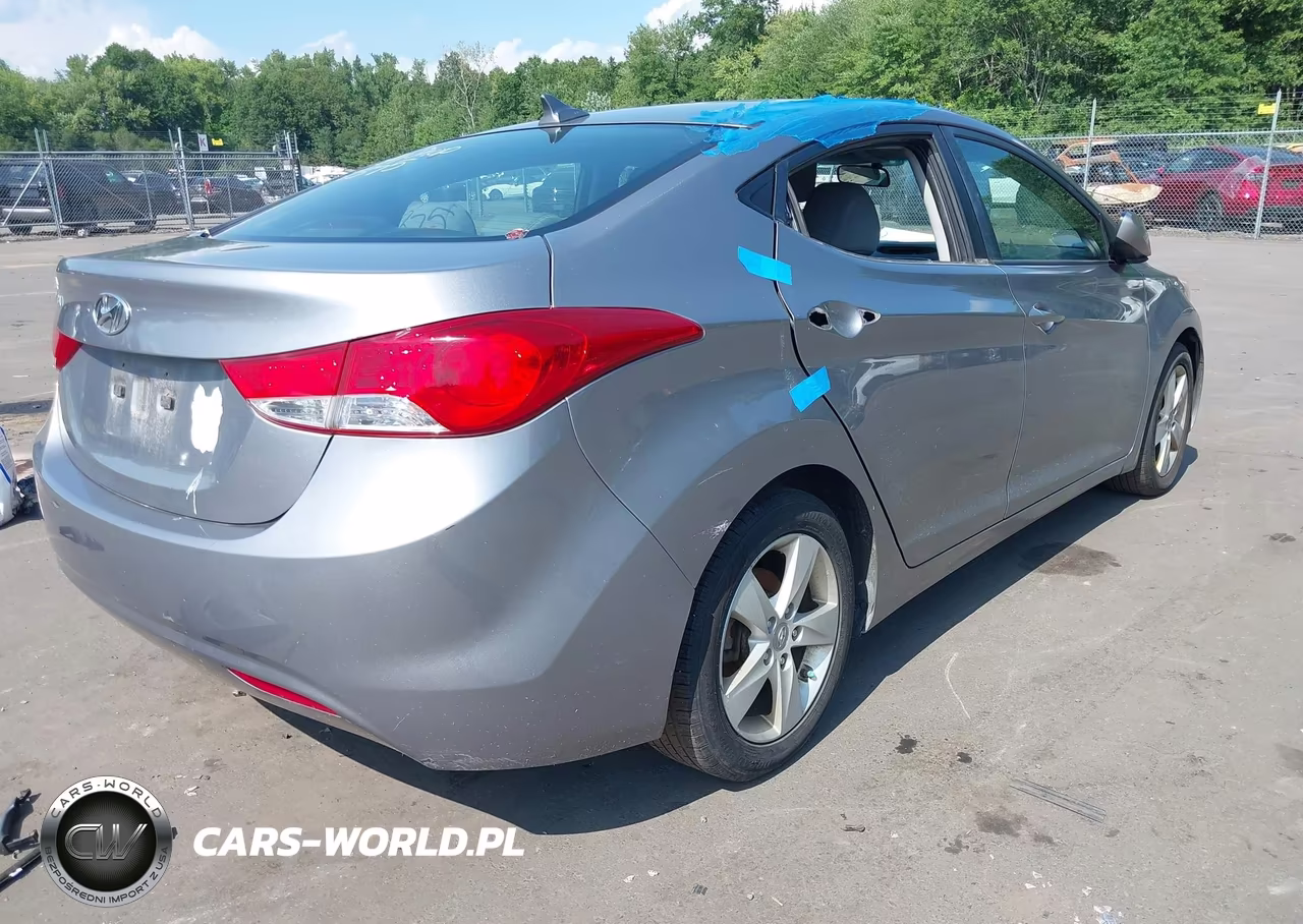 2012 Hyundai Elantra Gls (Ulsan Plant) VIN:KMHDH4AE9CU431375 - 4