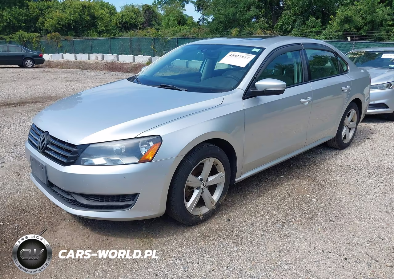 2013 Volkswagen Passat 2.0L Tdi Se VIN:1VWBN7A36DC034070 - 2