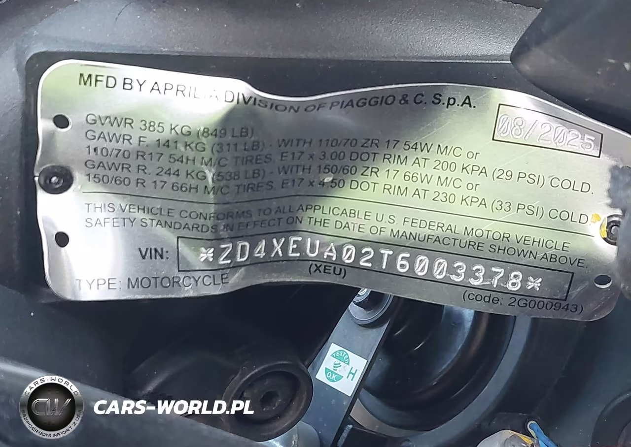 2026 Aprilia Rs 457 VIN:ZD4XEUA02T6003378 - 10