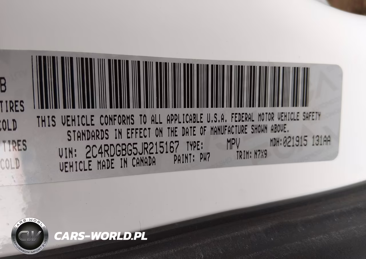 2018 Dodge Grand Caravan Se Plus VIN:2C4RDGBG5JR215167 - 9