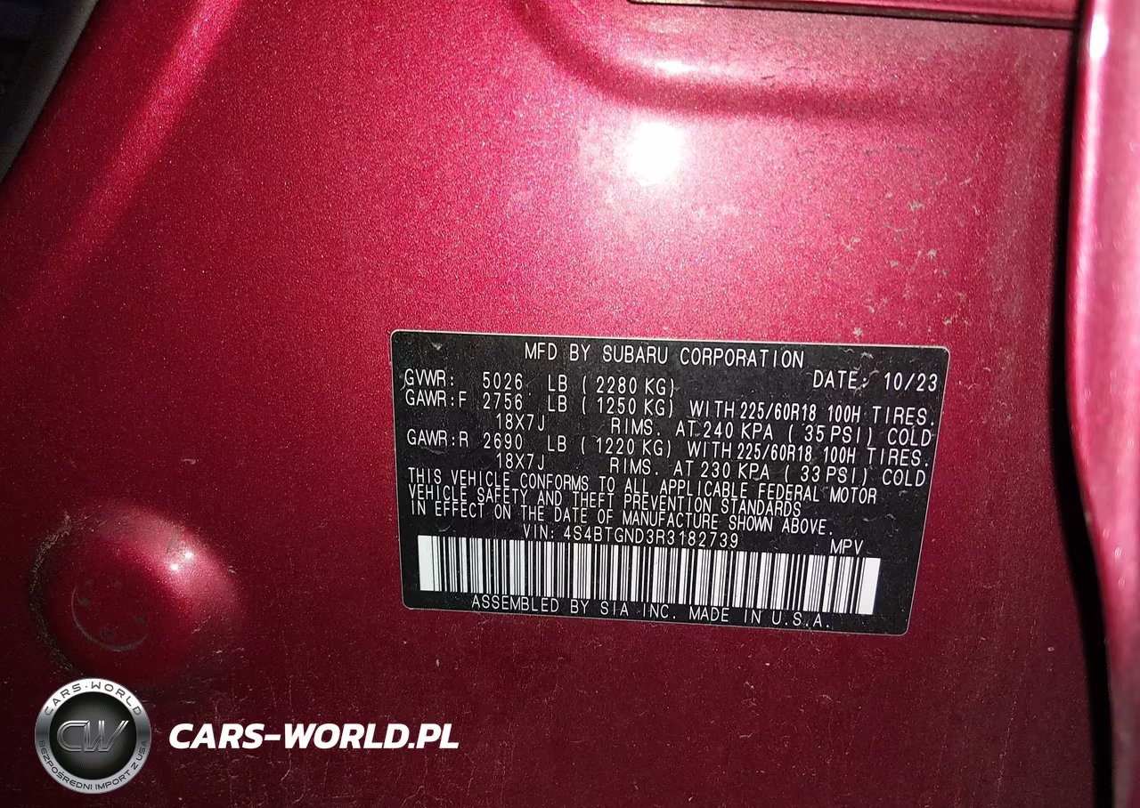 2024 Subaru Outback Limited Xt VIN:4S4BTGND3R3182739 - 9