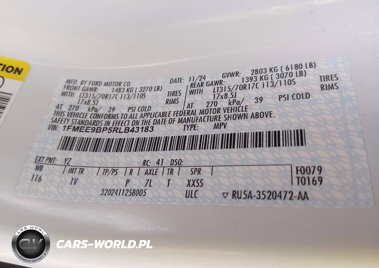 2024 Ford Bronco Badlands VIN:1FMEE9BP5RLB43183 - 9