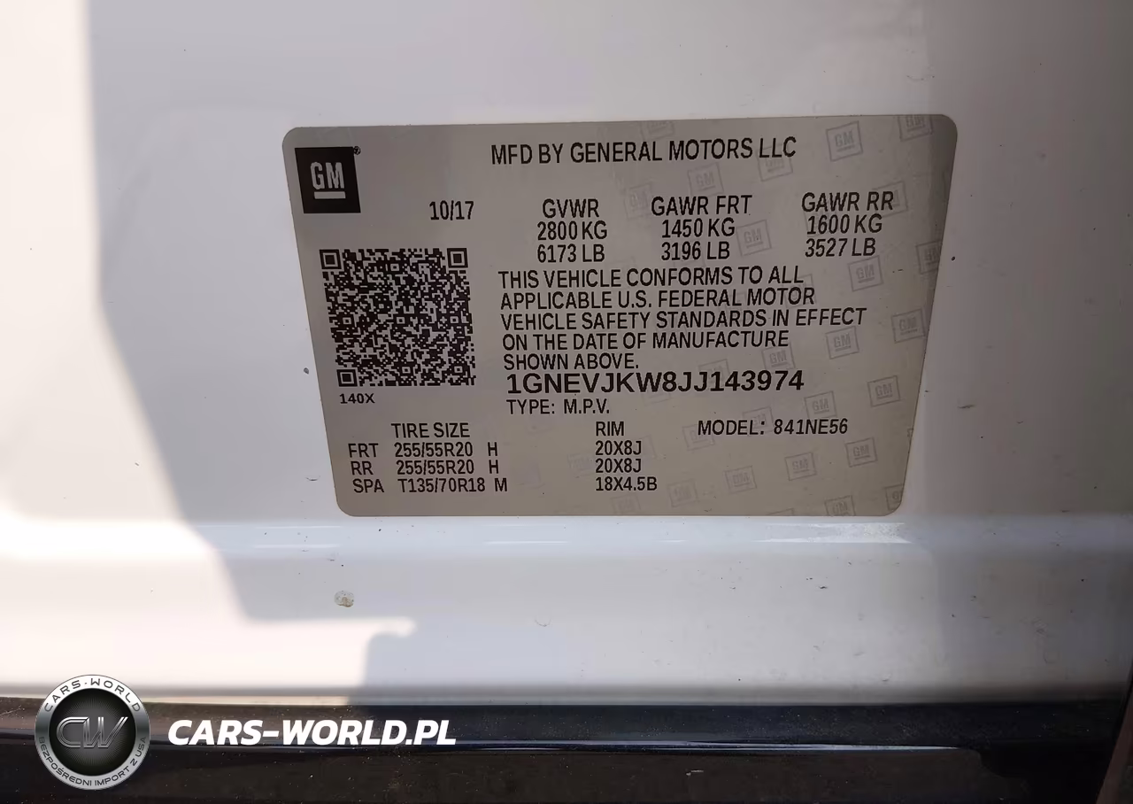 2018 Chevrolet Traverse Premier VIN:1GNEVJKW8JJ143974 - 9