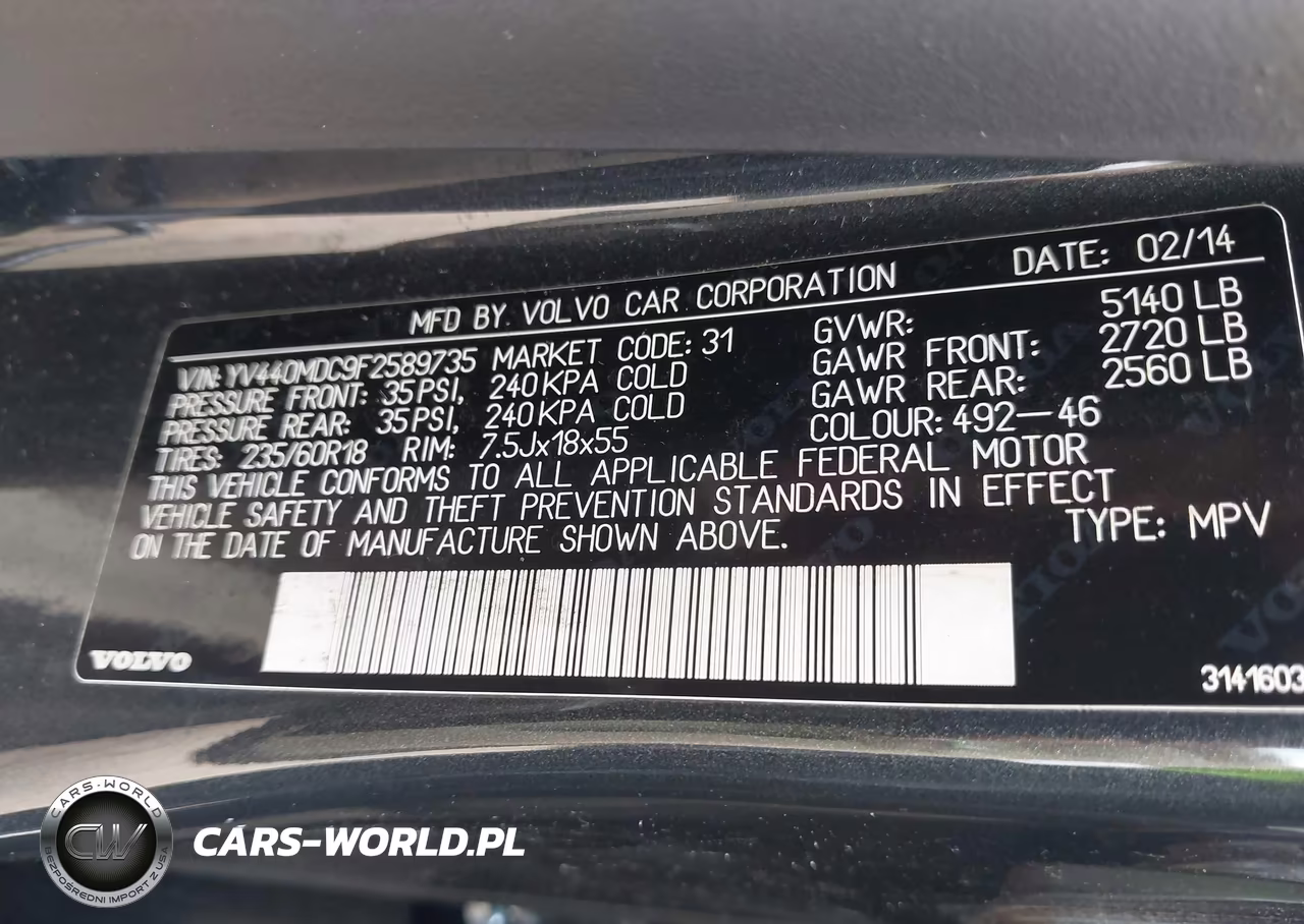 2015 Volvo Xc60 T5 Premier Plus VIN:YV440MDC9F2589735 - 9