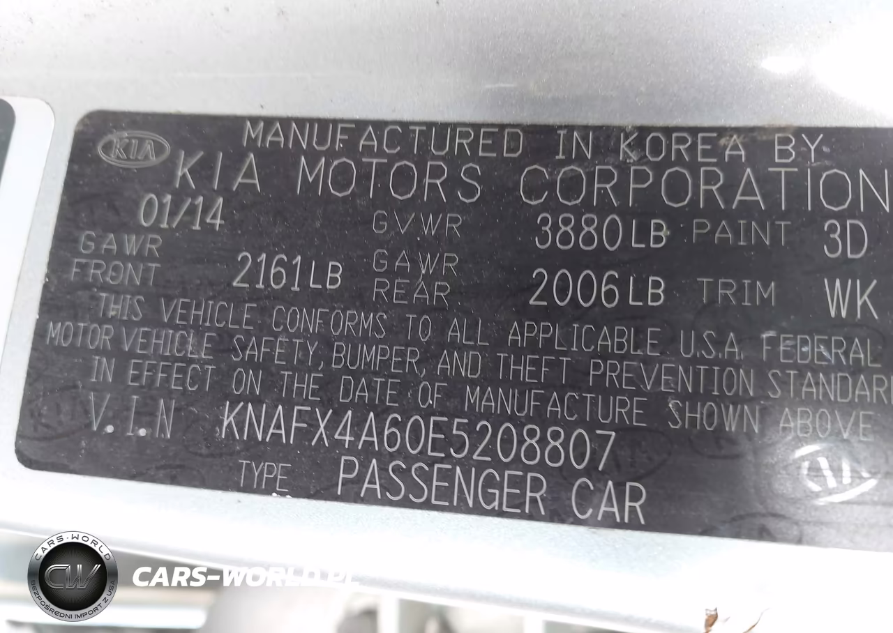 2014 Kia Forte Lx VIN:KNAFX4A60E5208807 - 9