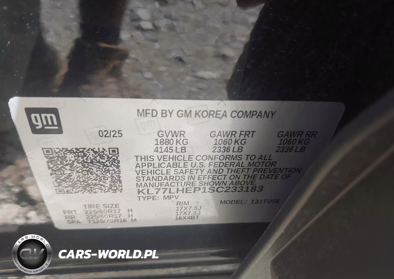 2025 Chevrolet Trax Fwd Lt VIN:KL77LHEP1SC233183 - 9