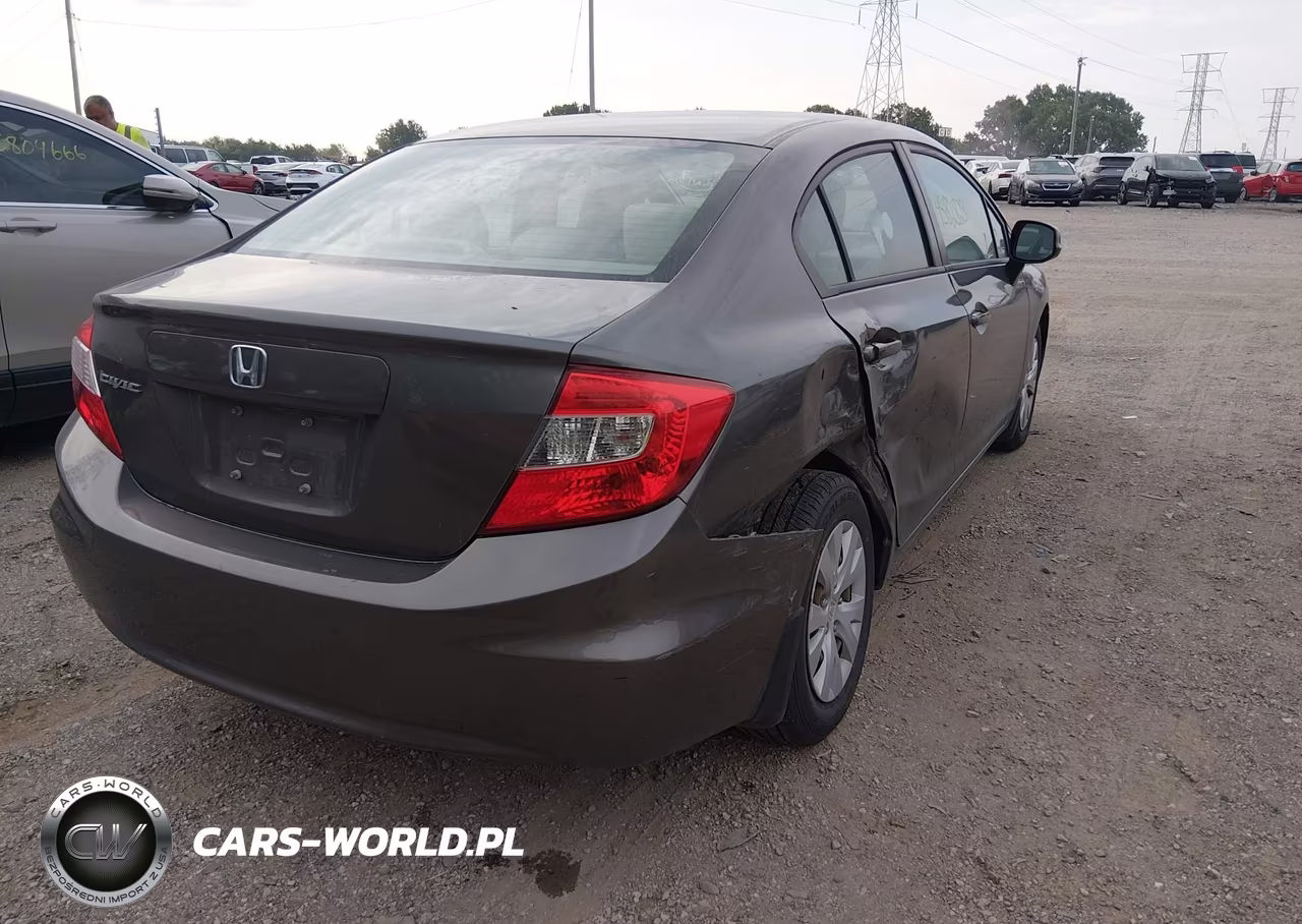 2012 Honda Civic Lx VIN:19XFB2F56CE015178 - 4