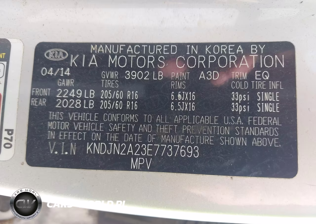 2014 Kia Soul VIN:KNDJN2A23E7737693 - 9