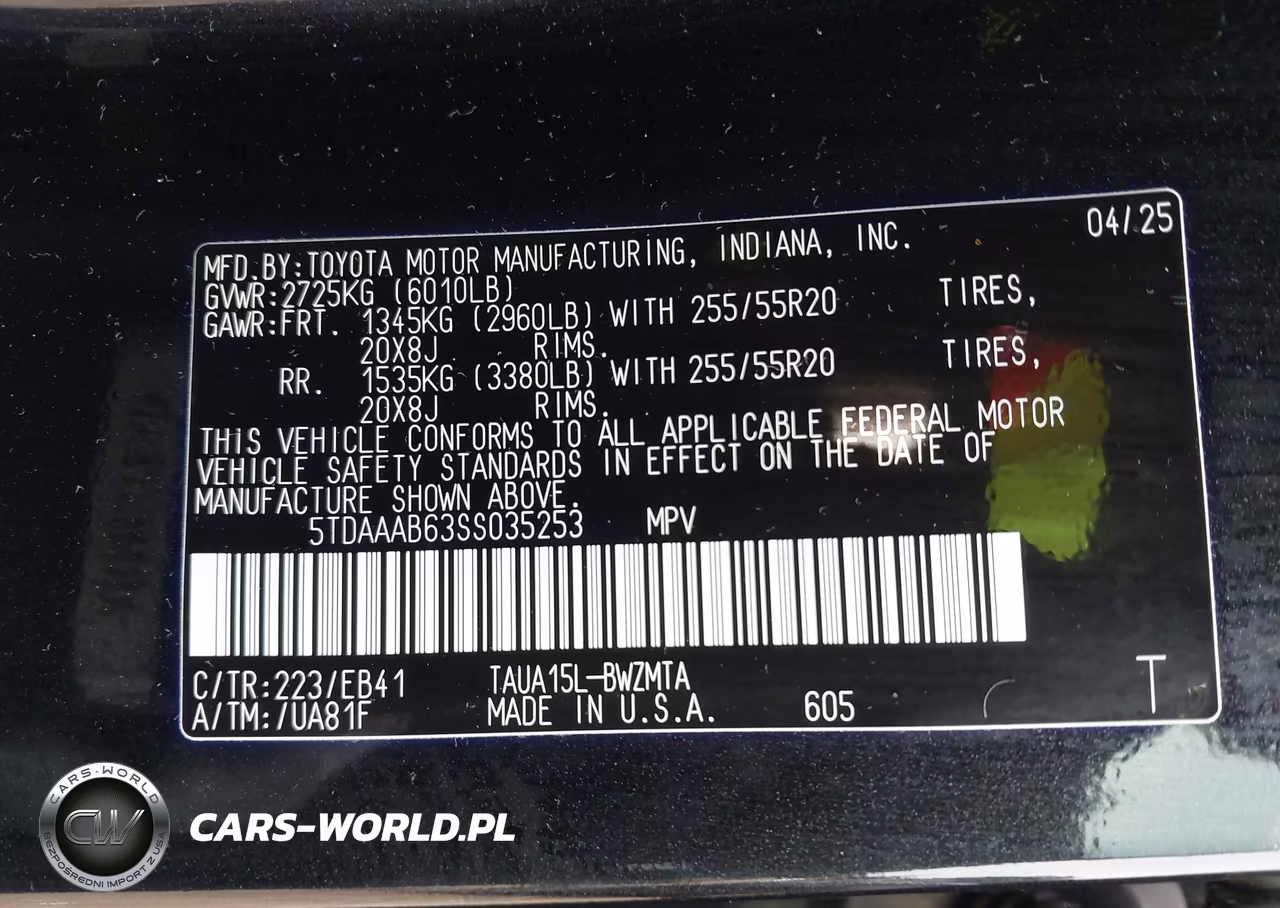 2025 Lexus Tx 350 Premium VIN:5TDAAAB63SS035253 - 9