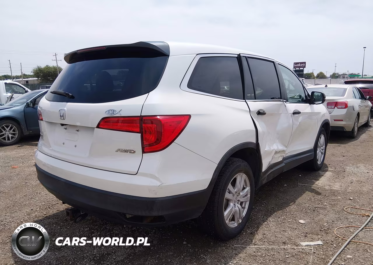 2016 Honda Pilot Lx VIN:5FNYF6H18GB109285 - 4
