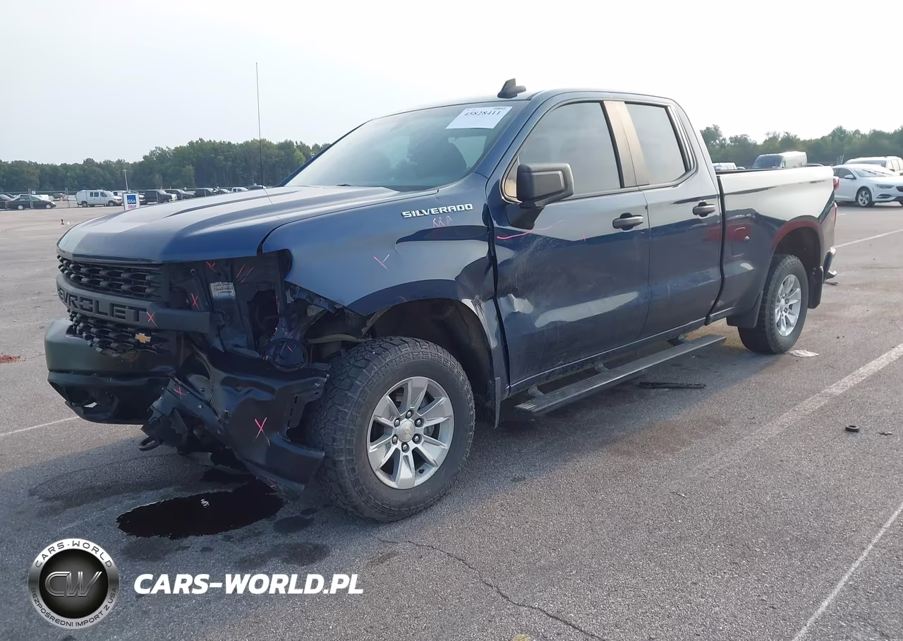 2021 Chevrolet Silverado 1500 4Wd Standard Bed Wt VIN:1GCRYAEF2MZ160109 - 2