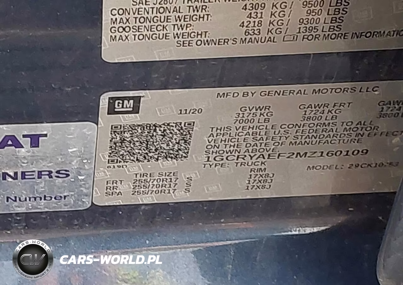 2021 Chevrolet Silverado 1500 4Wd Standard Bed Wt VIN:1GCRYAEF2MZ160109 - 9