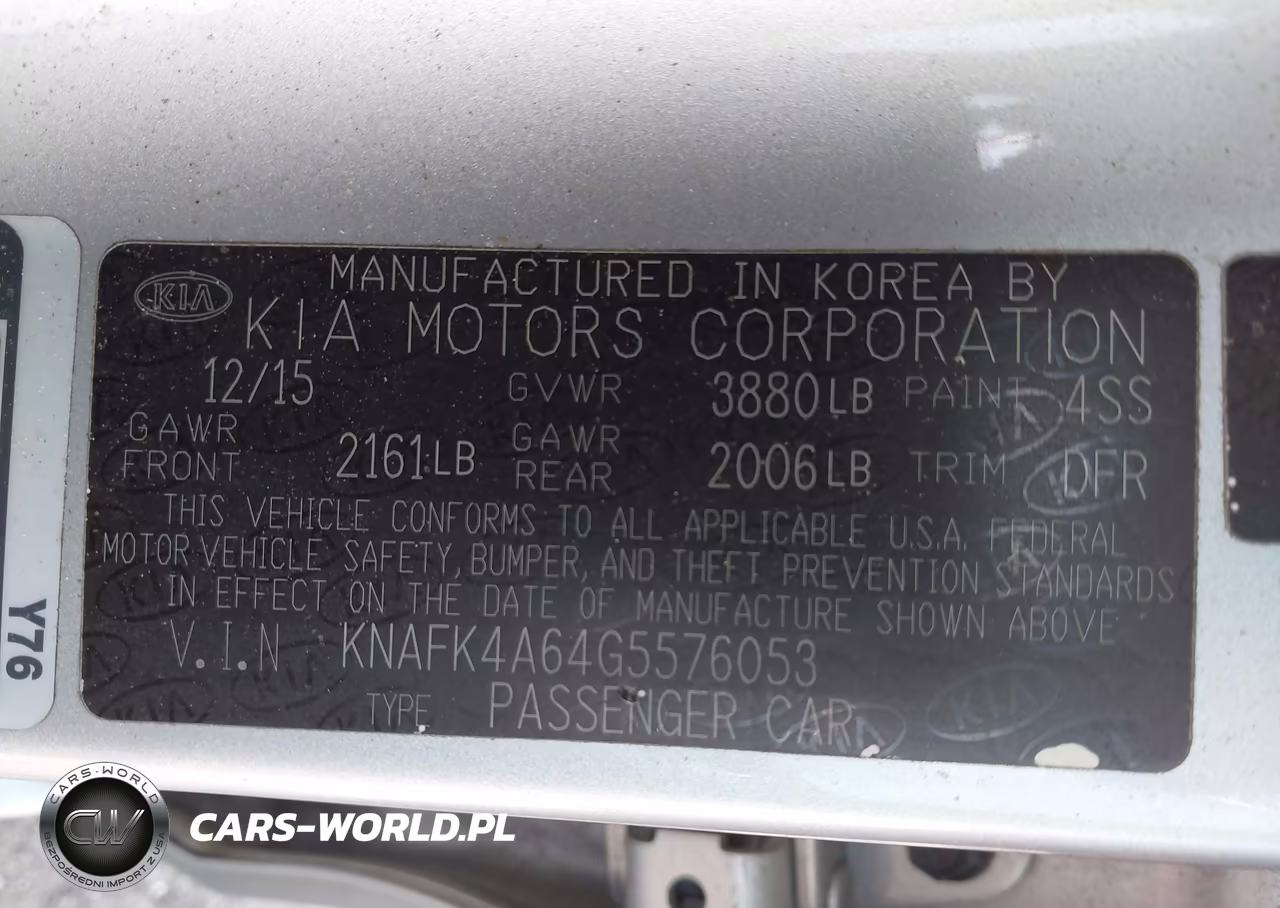 2016 Kia Forte Lx VIN:KNAFK4A64G5576053 - 9