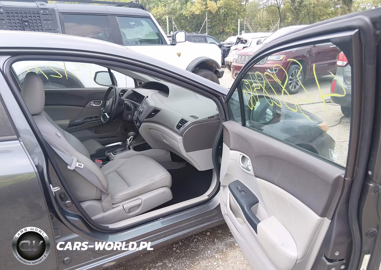 2012 Honda Civic Ex-L VIN:19XFB2F99CE047688 - 5