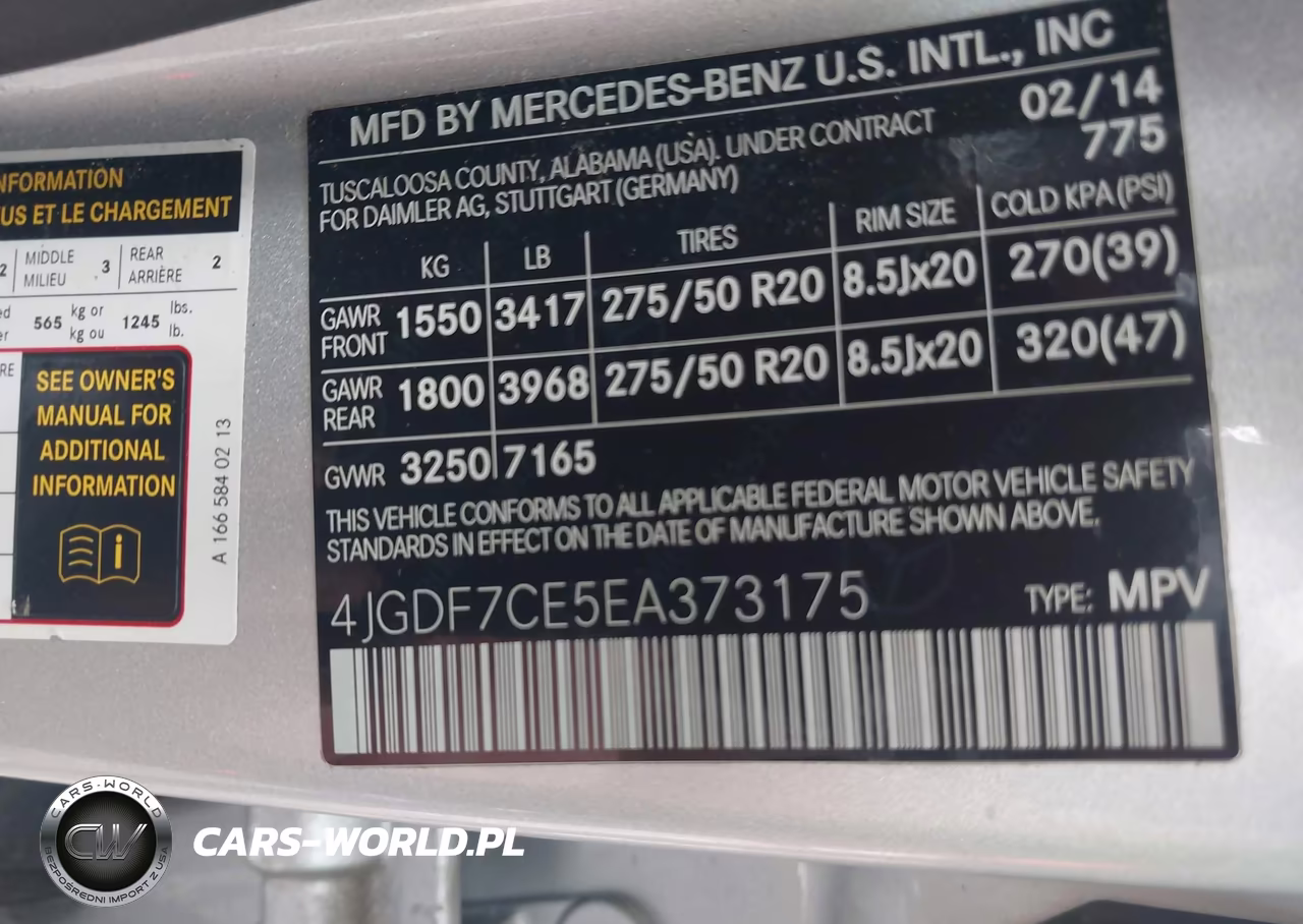 2014 Mercedes-Benz Gl 450 4Matic VIN:4JGDF7CE5EA373175 - 9
