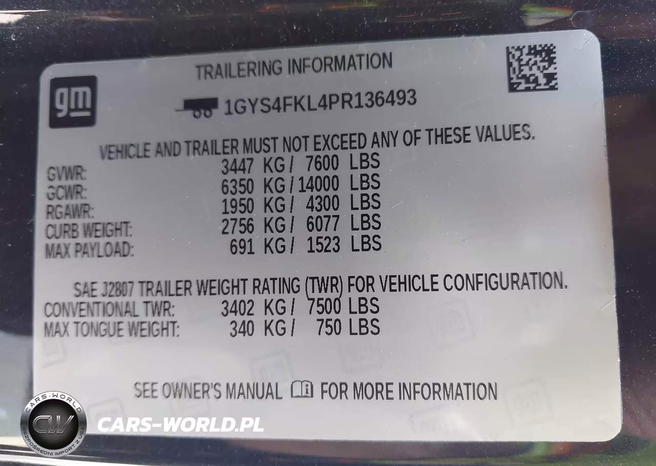 2023 Cadillac Escalade 4Wd Sport VIN:1GYS4FKL4PR136493 - 9