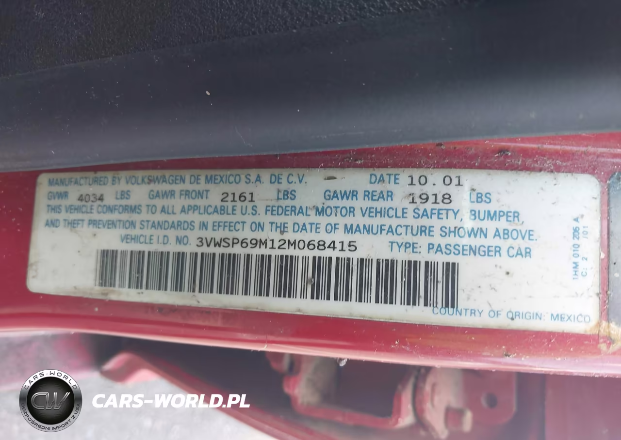 2002 Volkswagen Jetta Gls Tdi VIN:3VWSP69M12M068415 - 9