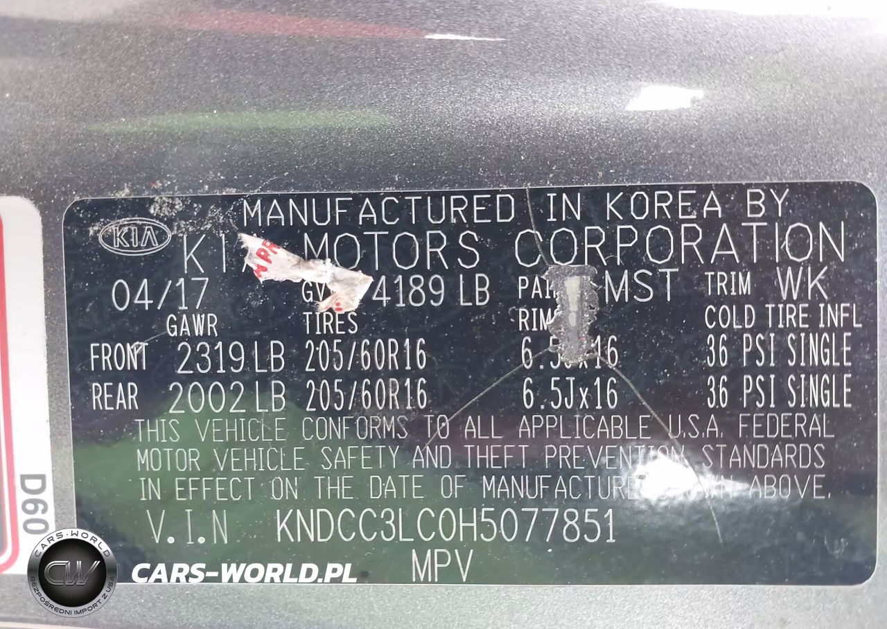 2017 Kia Niro Ex VIN:KNDCC3LC0H5077851 - 9