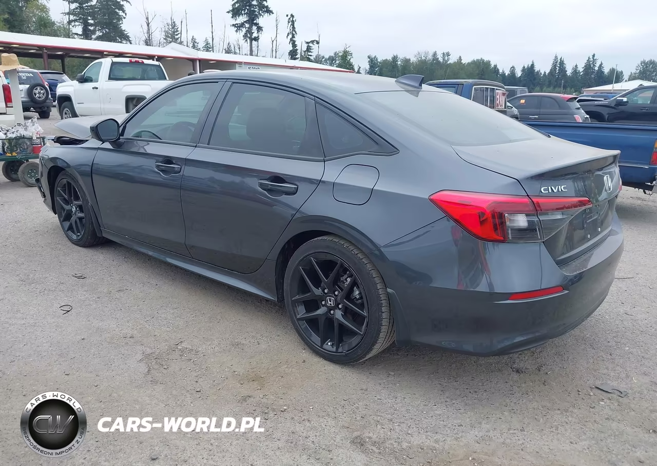 2022 Honda Civic Sport VIN:2HGFE2F54NH589116 - 3