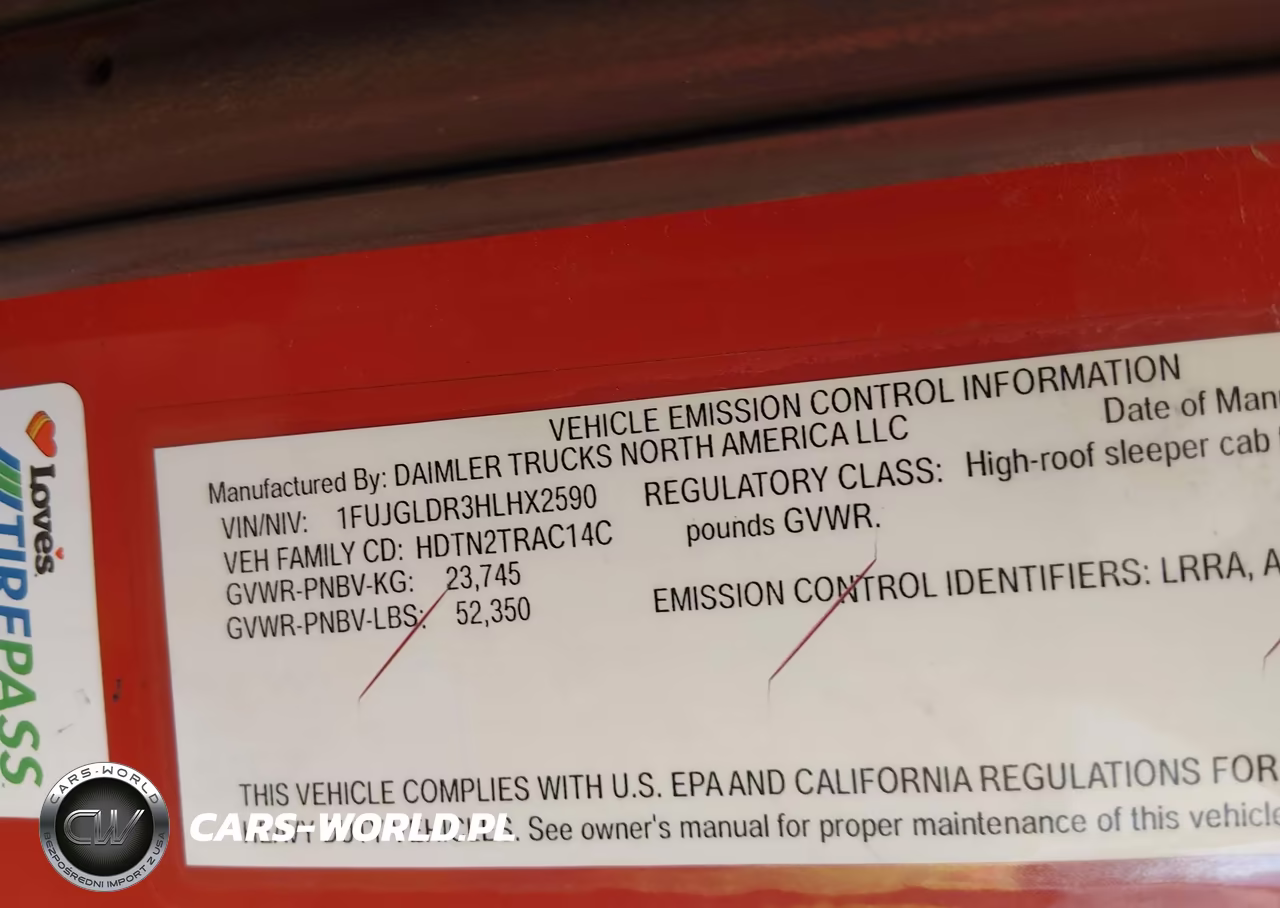 2017 Freightliner Cascadia 125 VIN:1FUJGLDR3HLHX2590 - 8