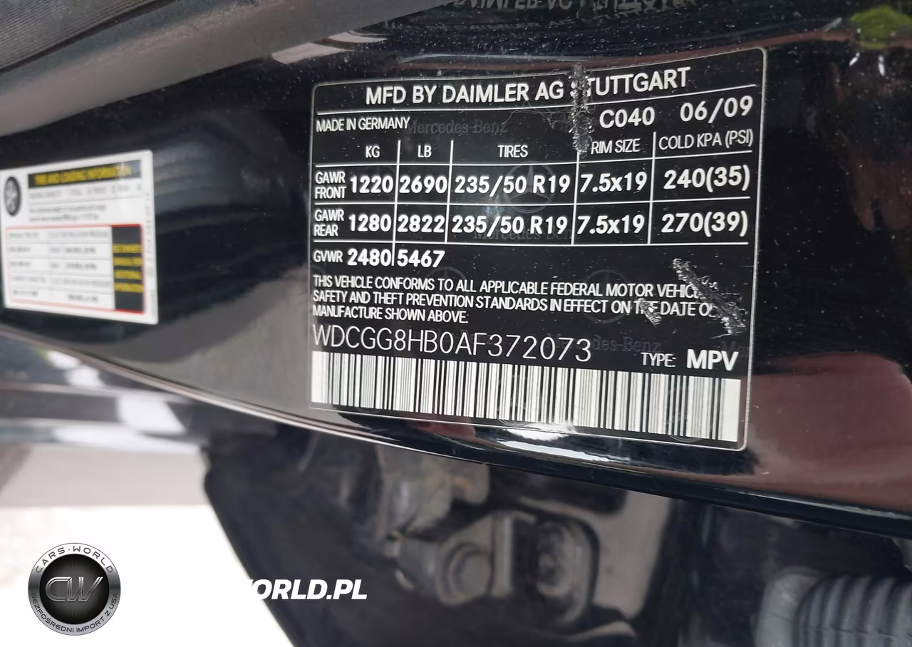 2010 Mercedes-Benz Glk 350 4Matic VIN:WDCGG8HB0AF372073 - 9
