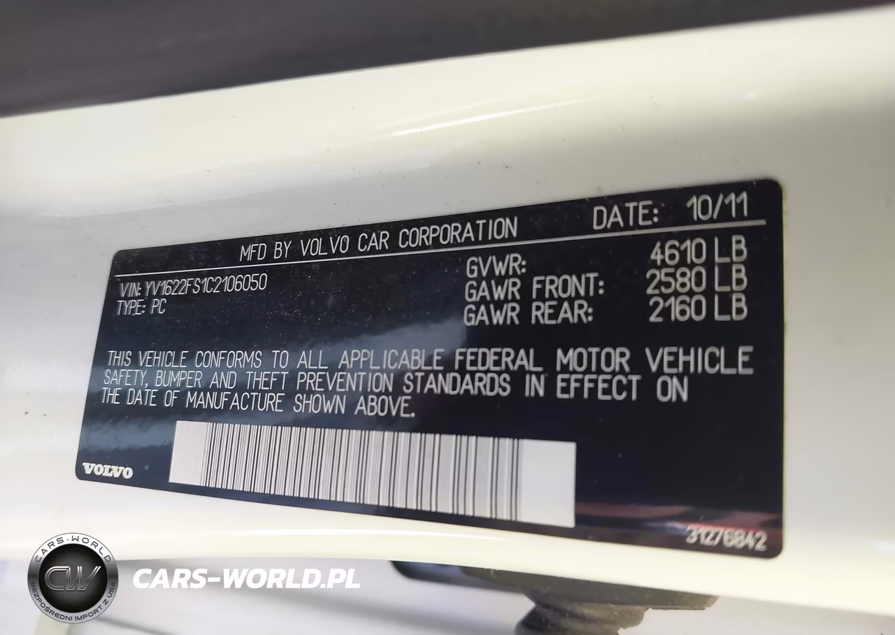2012 Volvo S60 T5-T5 W-Moonroof VIN:YV1622FS1C2106050 - 9