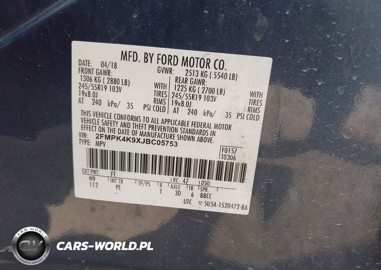 2018 Ford Edge Titanium VIN:2FMPK4K9XJBC05753 - 9