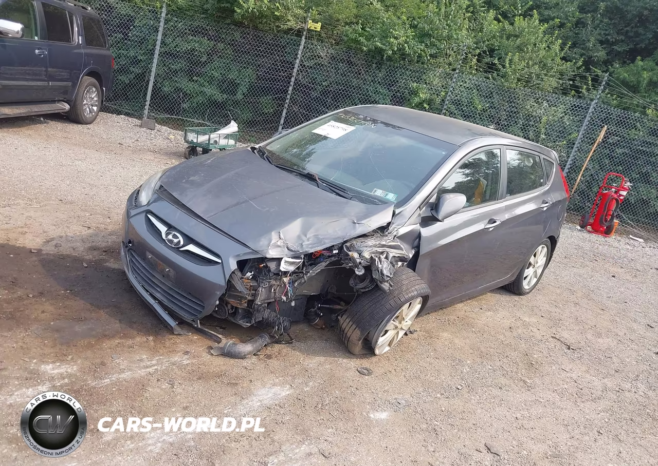 2012 Hyundai Accent Se VIN:KMHCU5AE8CU026198 - 2