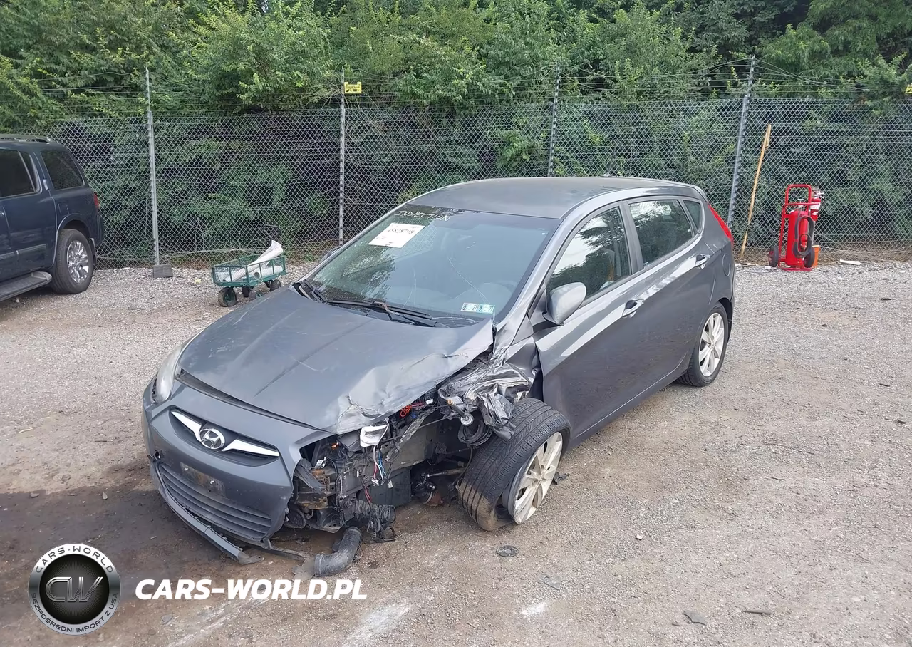 2012 Hyundai Accent Se VIN:KMHCU5AE8CU026198 - 6