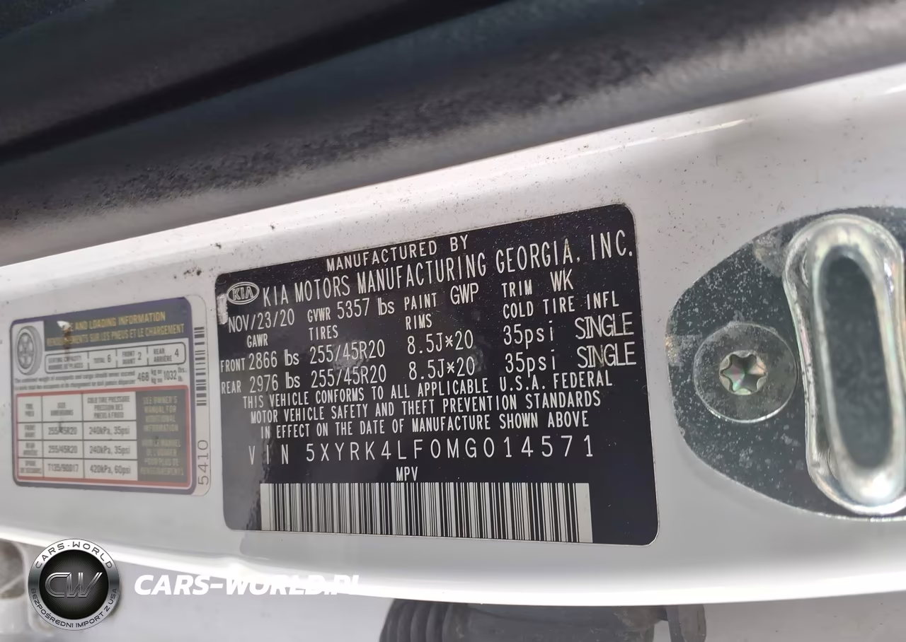 2021 Kia Sorento Sx VIN:5XYRK4LF0MG014571 - 9