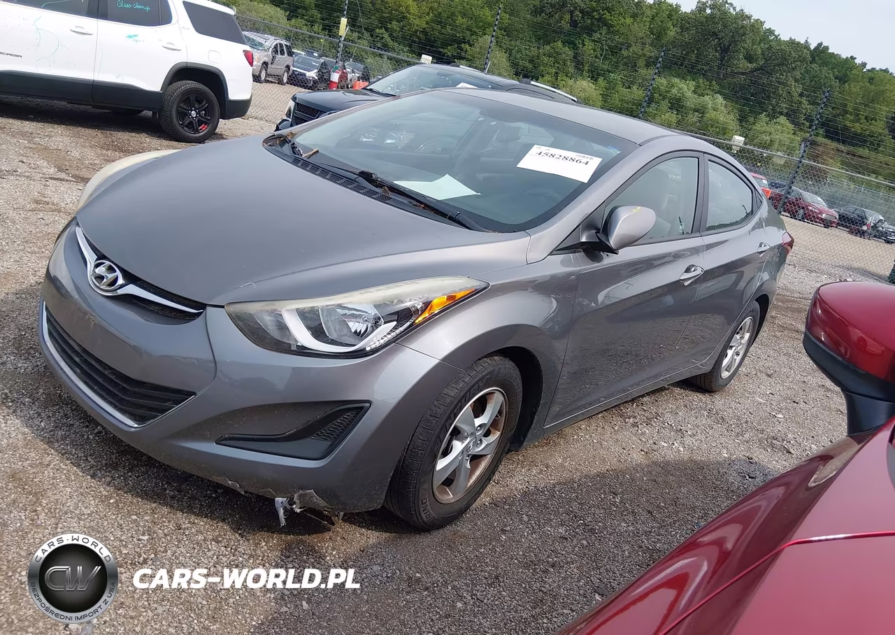 2014 Hyundai Elantra Se VIN:5NPDH4AE2EH521842 - 2