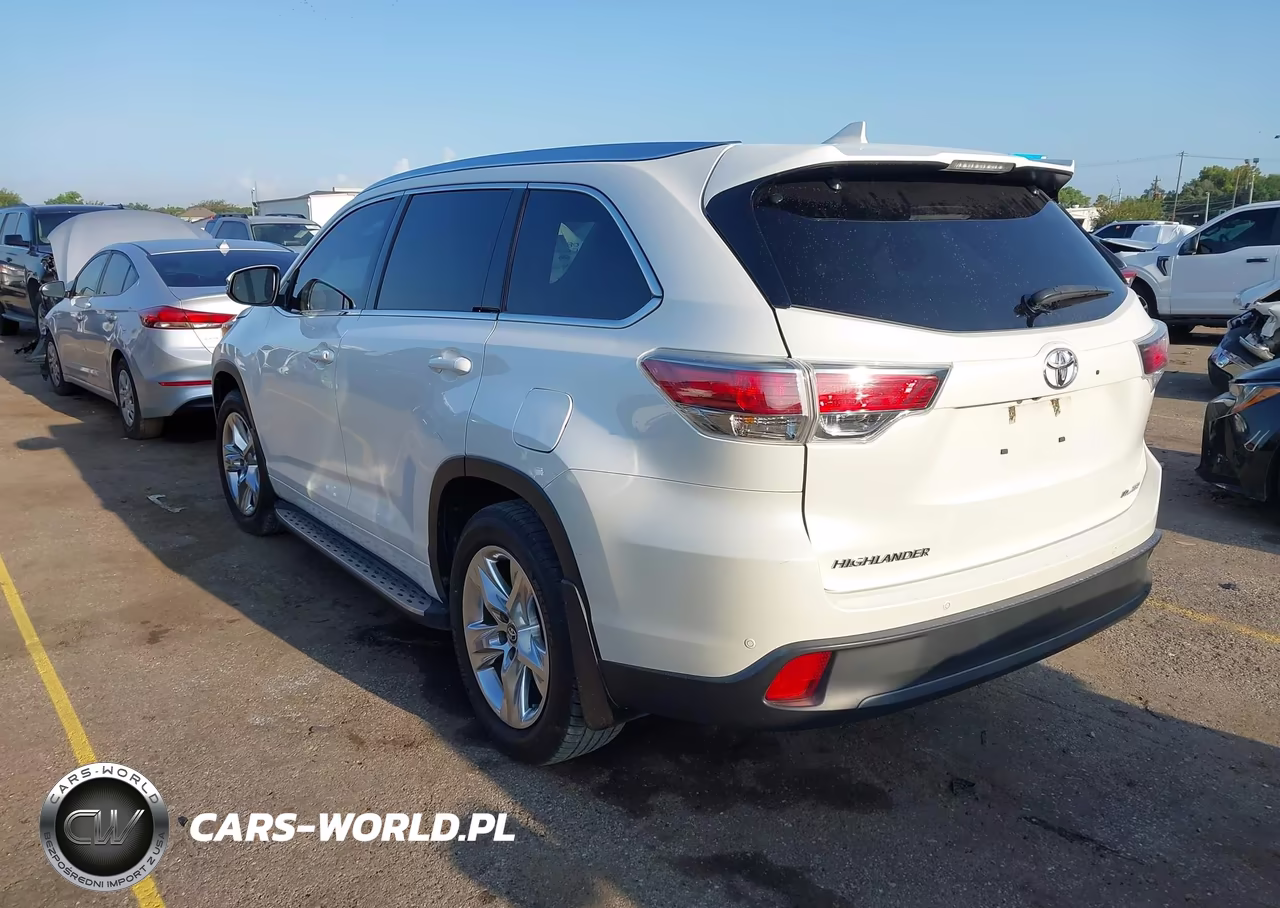 2016 Toyota Highlander Limited V6 VIN:5TDYKRFH3GS170357 - 3
