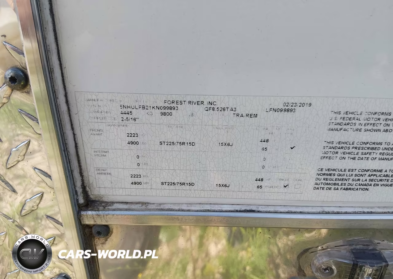 2019 Forest River Other VIN:5NHULFB21KN099893 - 9