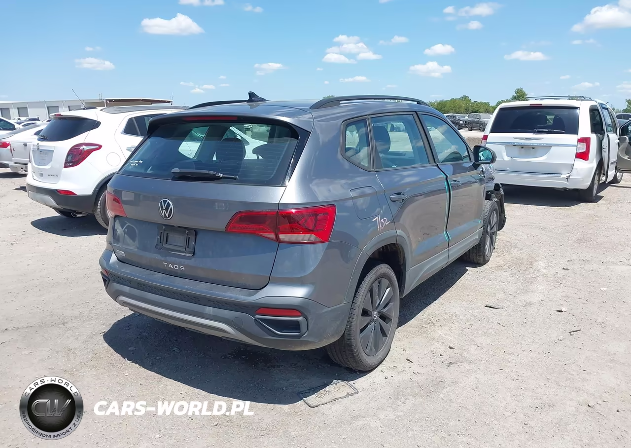 2022 Volkswagen Taos 1.5T S VIN:3VVCX7B22NM009840 - 4