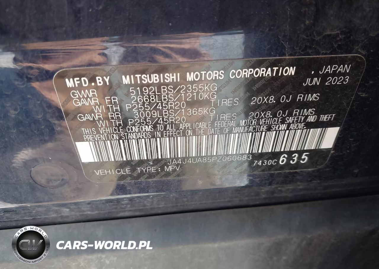 2023 Mitsubishi Outlander Se 2.5 S-Awc VIN:JA4J4UA85PZ060683 - 9