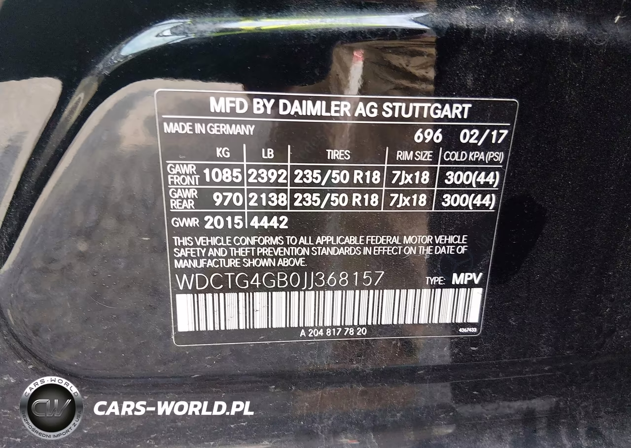 2018 Mercedes-Benz Gla 250 4Matic VIN:WDCTG4GB0JJ368157 - 9