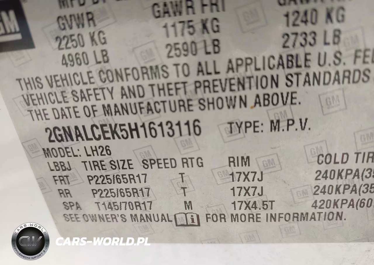 2017 Chevrolet Equinox Lt VIN:2GNALCEK5H1613116 - 9
