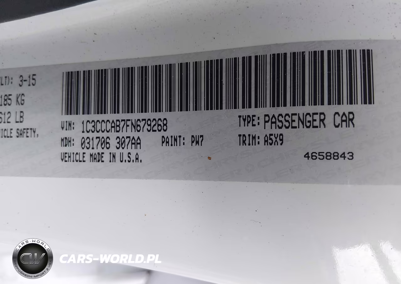 2015 Chrysler 200 Limited VIN:1C3CCCAB7FN679268 - 9