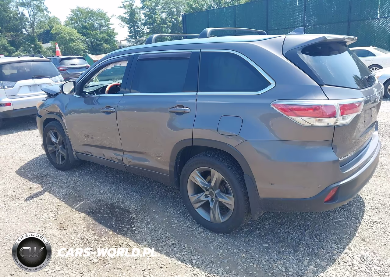 2015 Toyota Highlander Limited V6 VIN:5TDDKRFH6FS131565 - 3