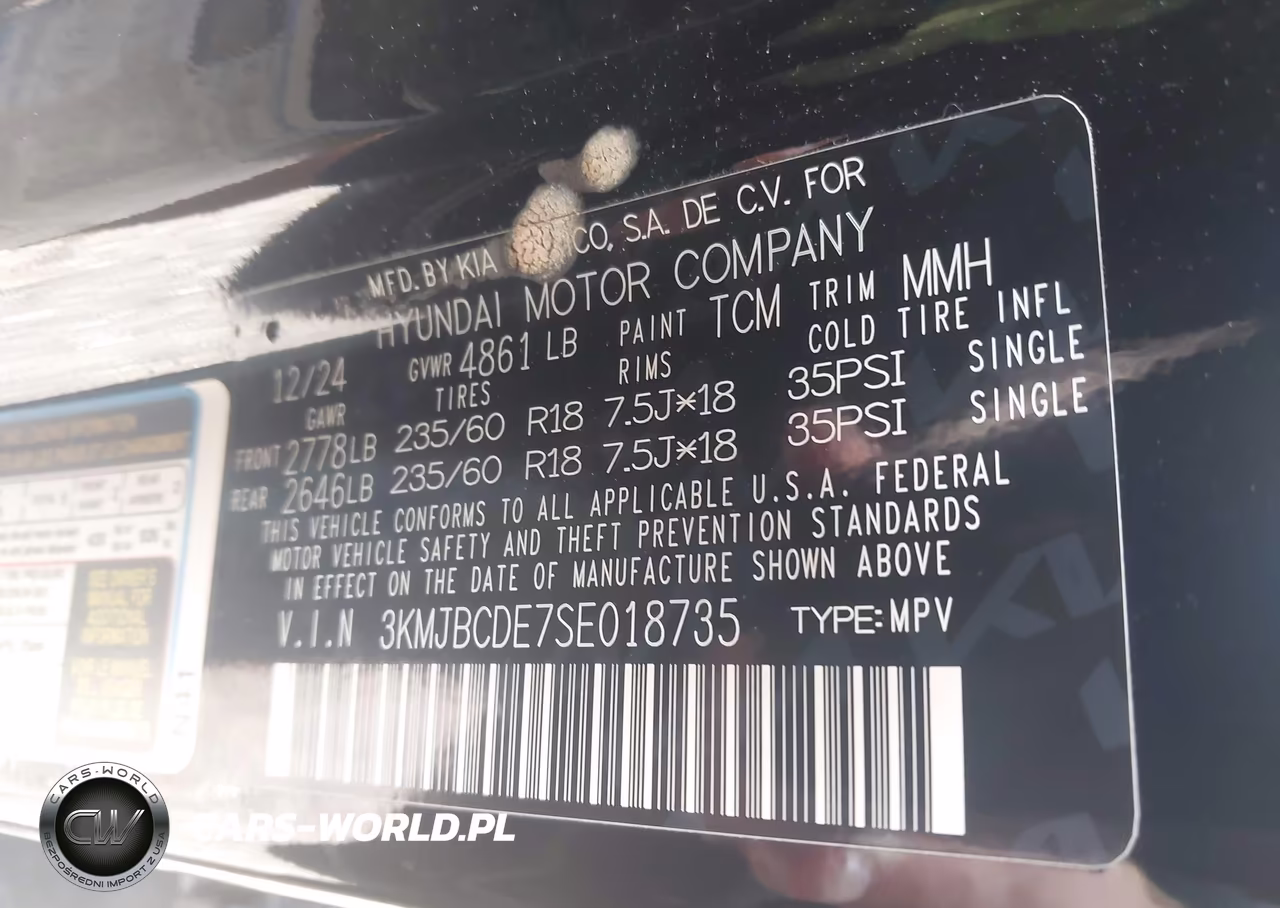 2025 Hyundai Tucson Sel VIN:3KMJBCDE7SE018735 - 9