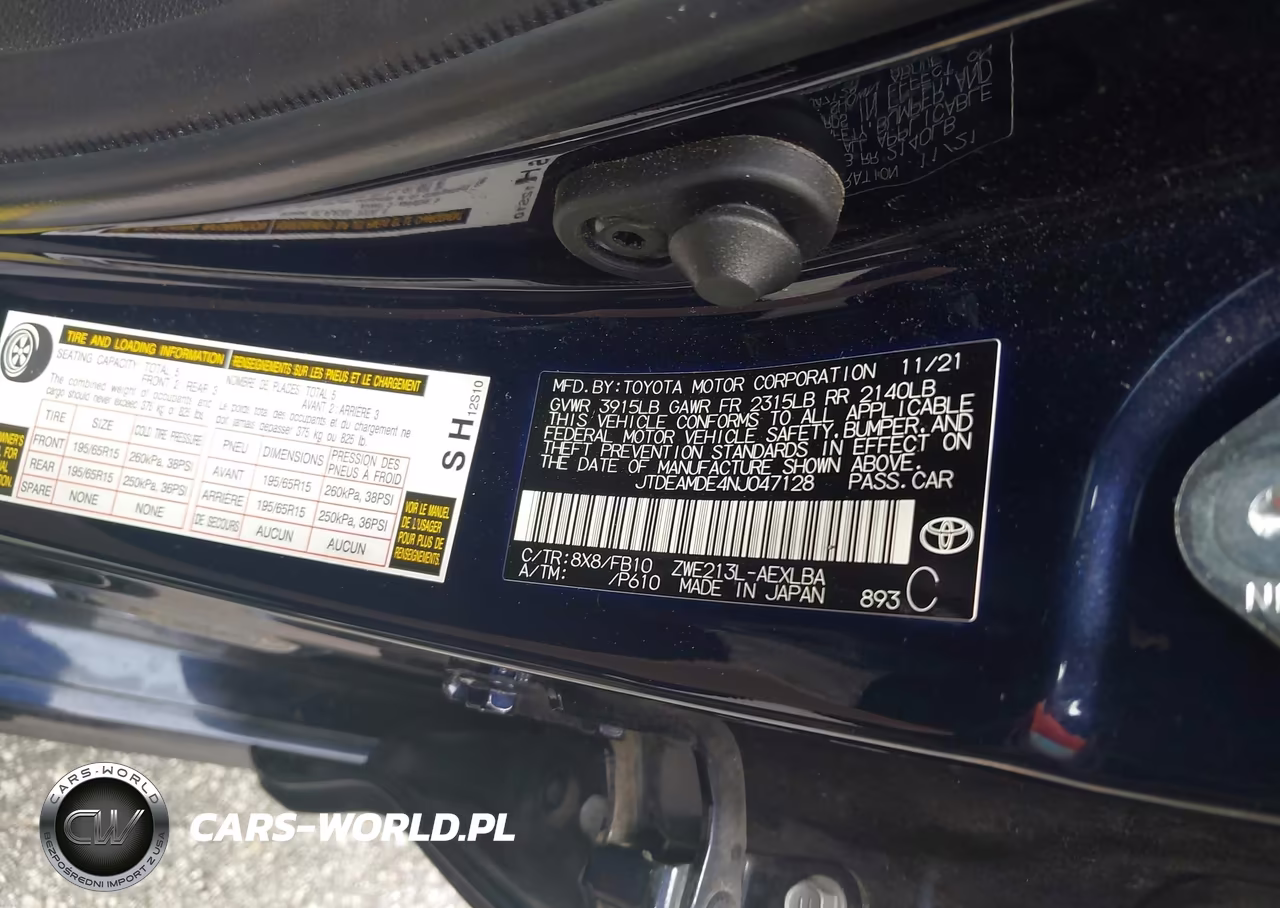 2022 Toyota Corolla Hybrid Le VIN:JTDEAMDE4NJ047128 - 9