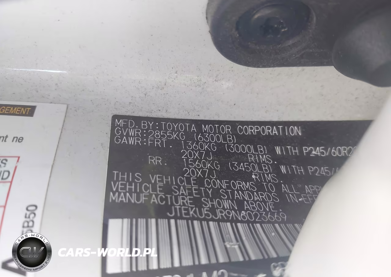 2022 Toyota 4Runner Limited VIN:JTEKU5JR9N6023669 - 9